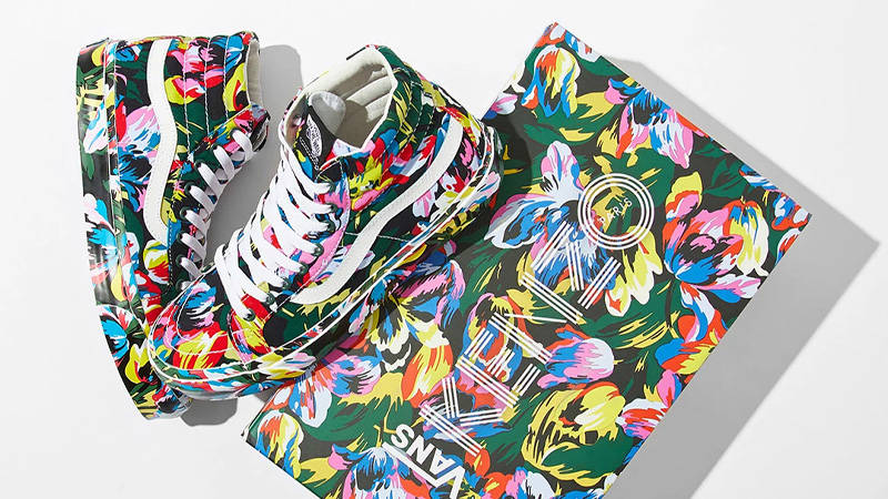 Kenzo x Vans Vault OG SK-8 Hi LX Floral Green