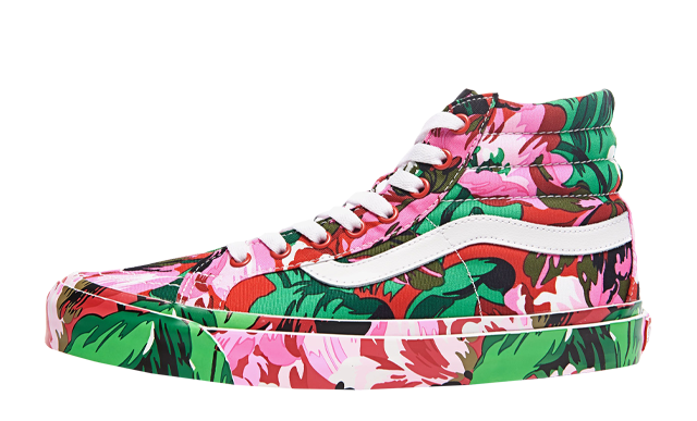 Kenzo x Vans Vault OG SK-8 Hi LX Floral Red