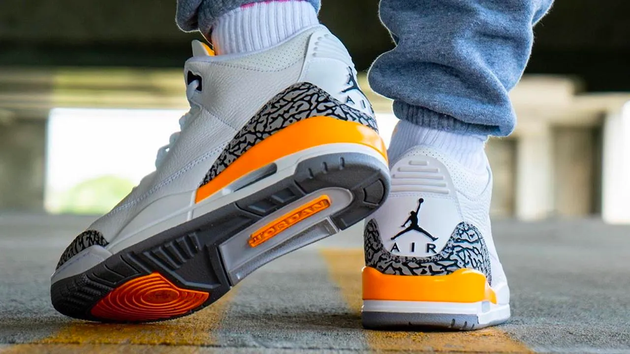 An On Foot Look at the Air Jordan 3 Retro Laser Orange The Sole Supplier