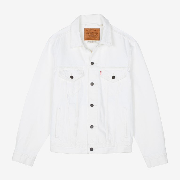 Levis White Denim Jacket