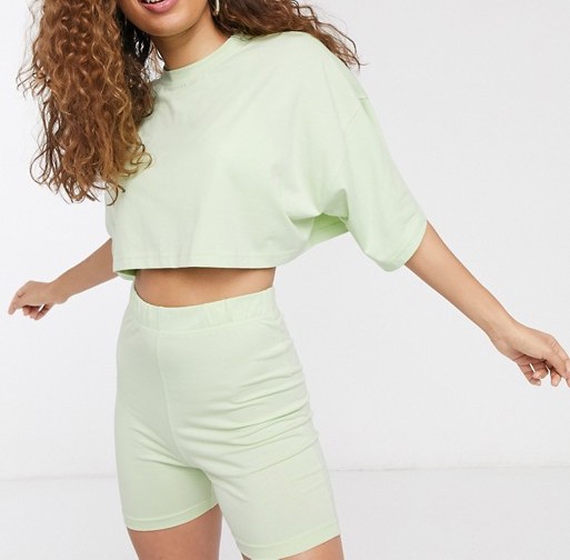 Missguided Cropped T-Shirt Mint