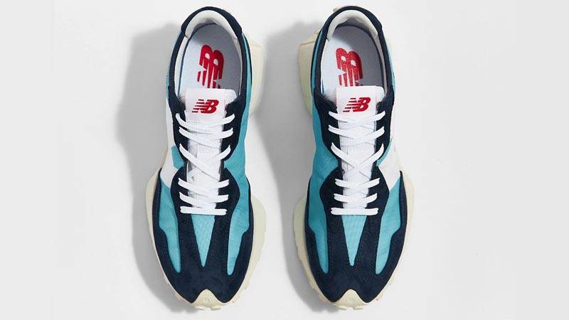 New Balance 327 Blue Black Middle