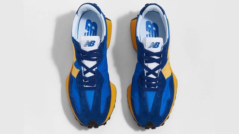 New Balance 327 Blue Yellow Middle
