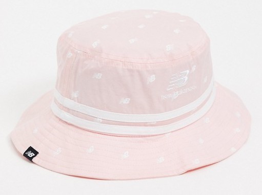 New Balance Logo-Print Bucket Hat