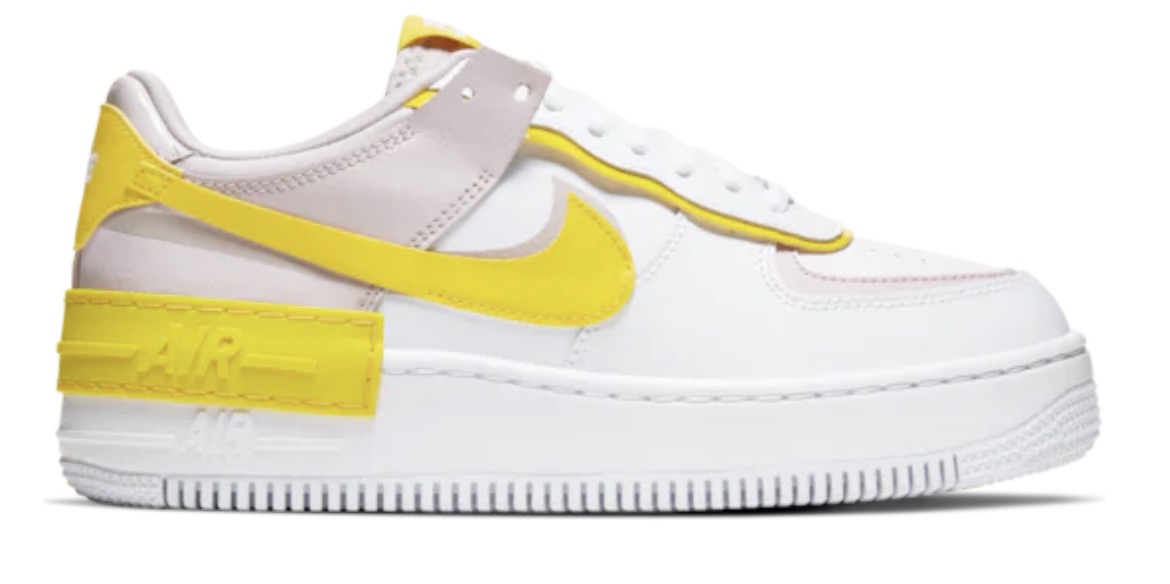 Nike AF1 Shadow White Yellow