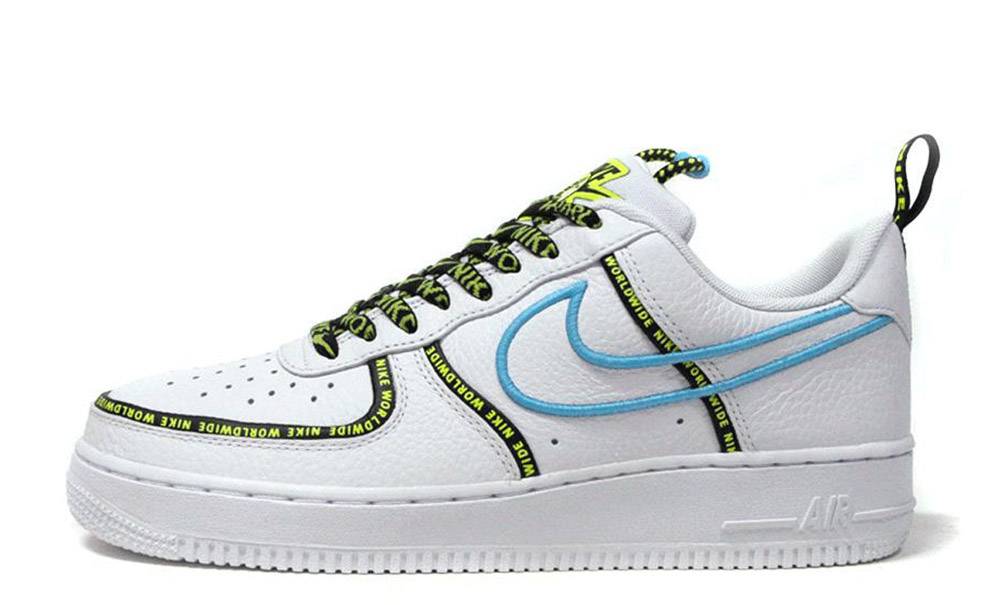 Nike Air Force 1 07 PRM Worldwide White Blue Fury | Where To Buy 