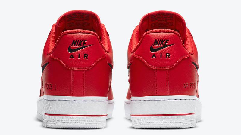 air force 1 low red swoosh