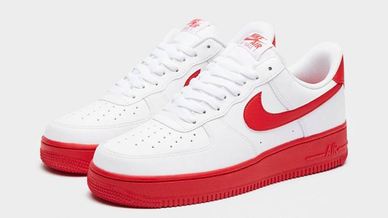 nike air force 1 low white blue red