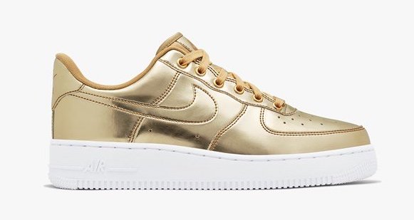 Nike Air Force 1 Metallic Gold