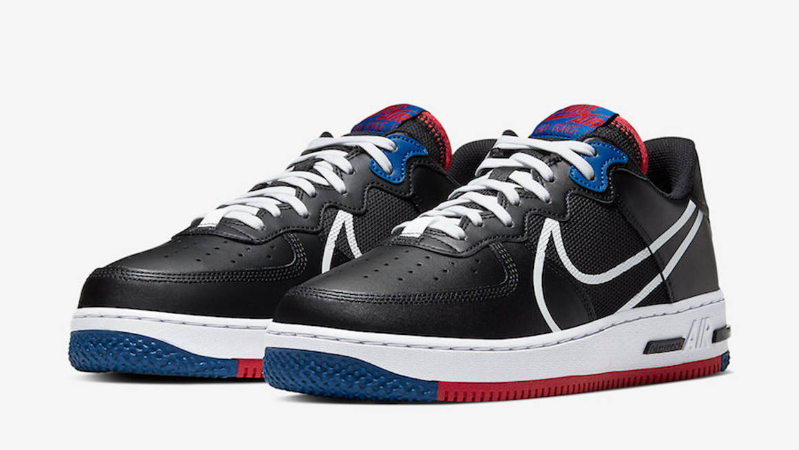 Nike Air Force 1 Low – Black / Photo Blue - One With The Night •  KicksOnFire.com