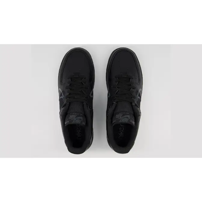 Air force 1 black anthracite cheap suede