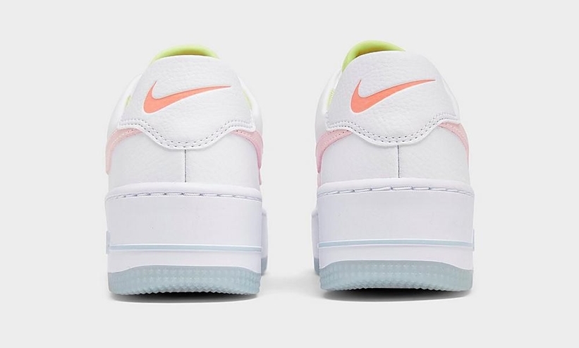Nike Air Force 1 Sage White Pink Quartz .