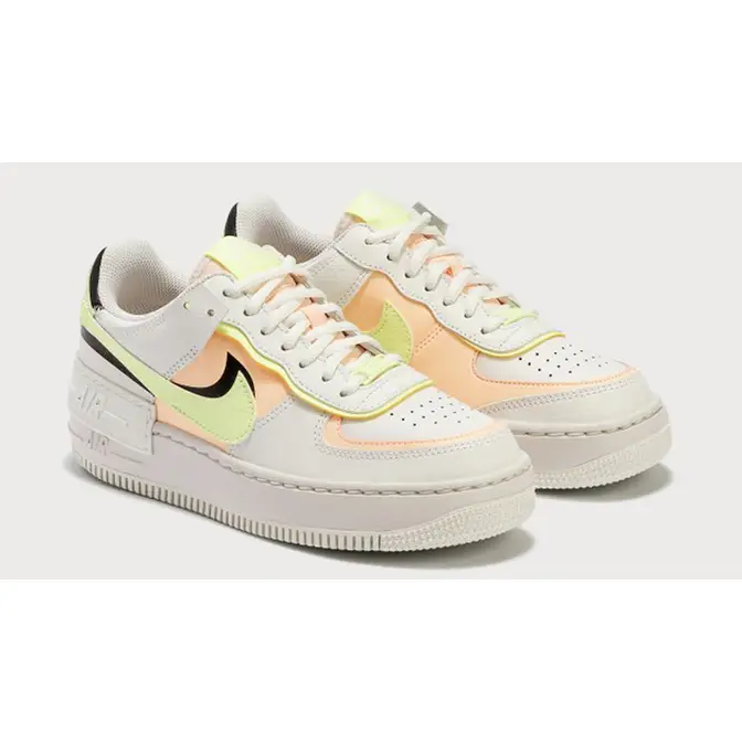 Nike Women's Air Force 1 Shadow Summit White/Crimson Tint-Black -  CI0919-107