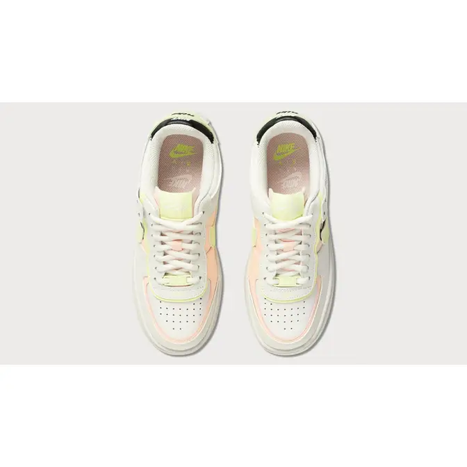 Nike Women's Air Force 1 Shadow Summit White/Crimson Tint-Black -  CI0919-107