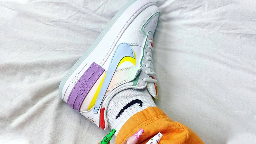 Nike Air Force 1 Shadow White Multi Nike Air Force 1 Shadow White Multi