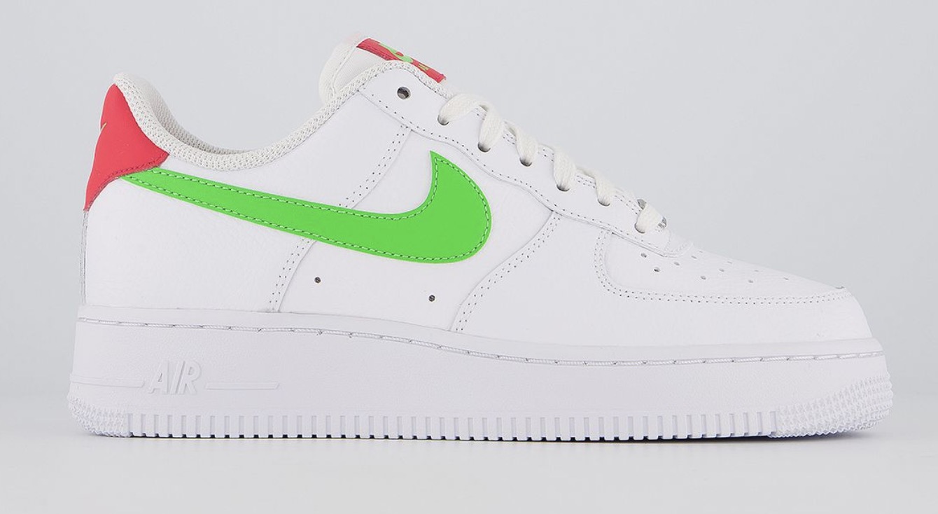 Nike Air Force 1 White Green Strike