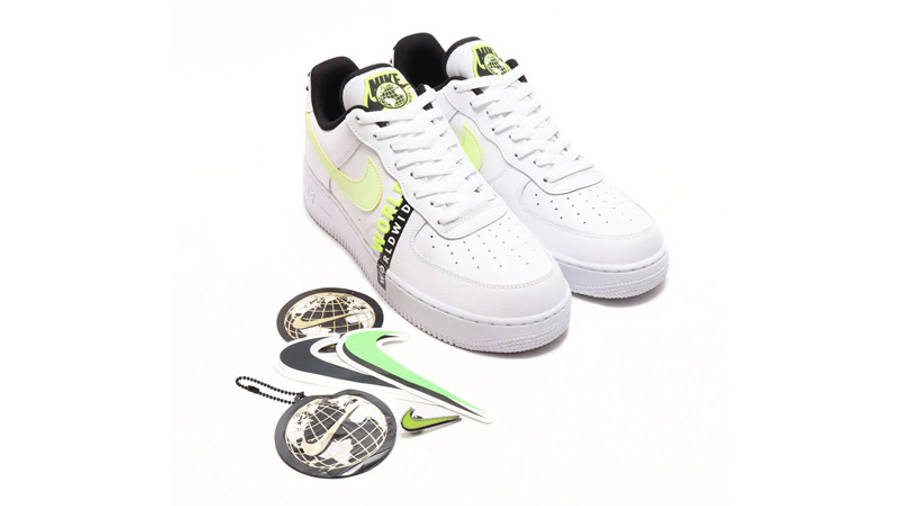 Nike Air Force 1 Worldwide White Volt | Where To Buy | CK6924-101 ...