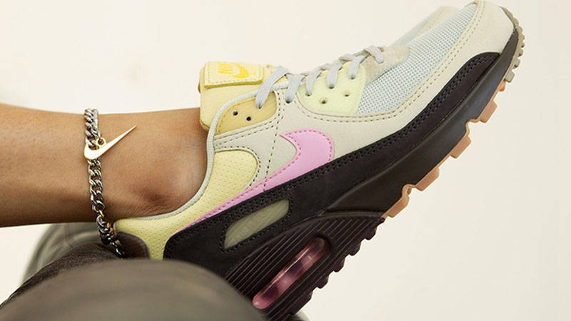 Nike Air Max 90 Cuban Link Velvet Brown Pink Where To Buy