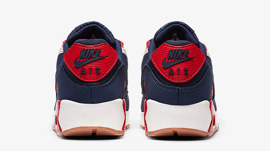 Nike Air Max 90 Home and Away Red Navy back