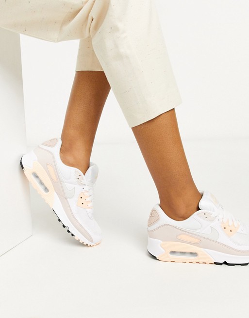 Nike Air Max 90 trainers in soft pink