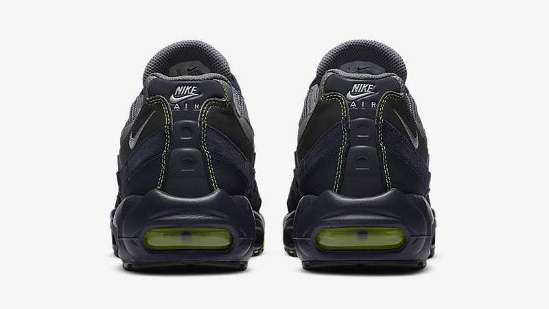 Nike Air Max 95 Midnight Navy Volt Back