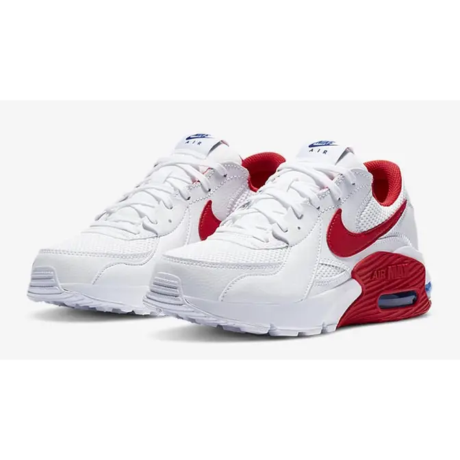 Nike Air Max Excee White Red Front