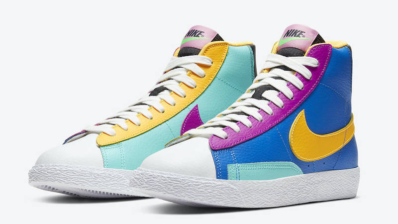 Nike Blazer Mid GS Multi Battle Blue