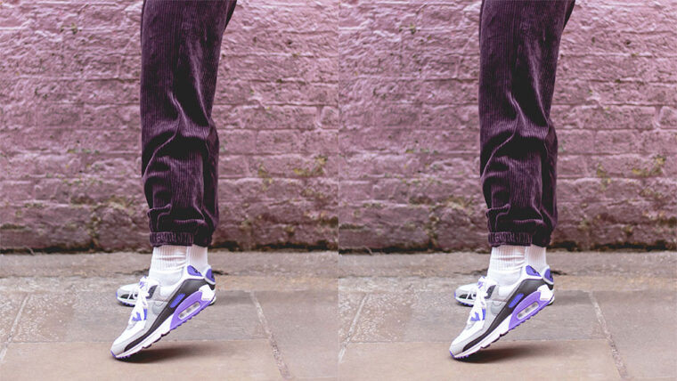 Nike Cord Joggers Purple