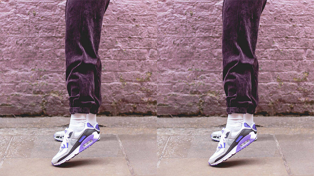 Nike Cord Joggers Purple