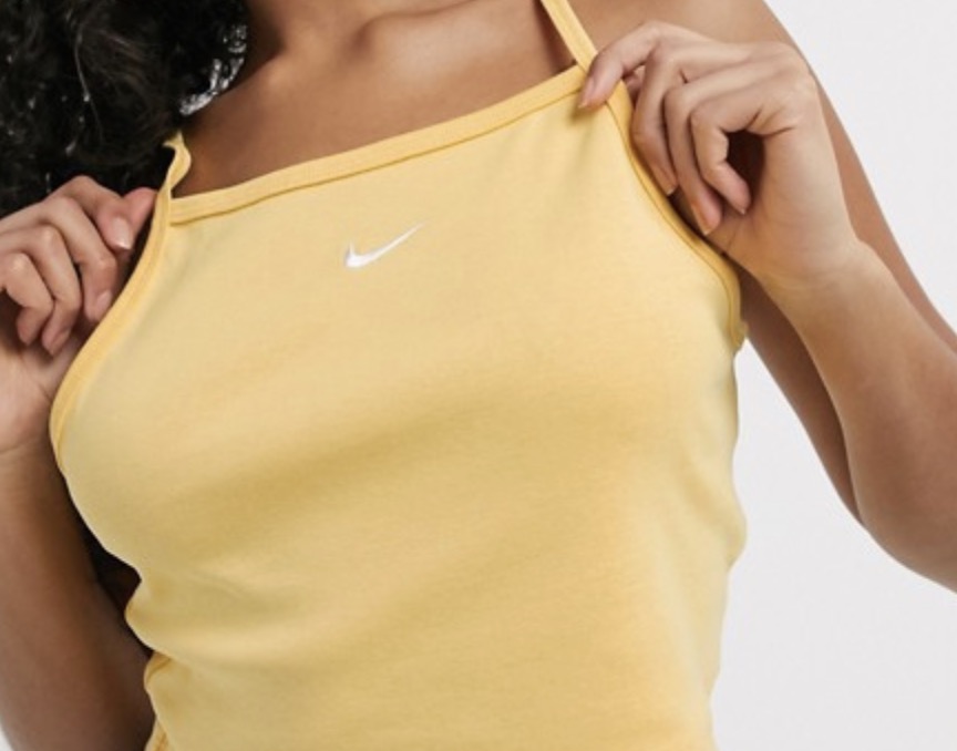 Nike Crop Vest Yellow