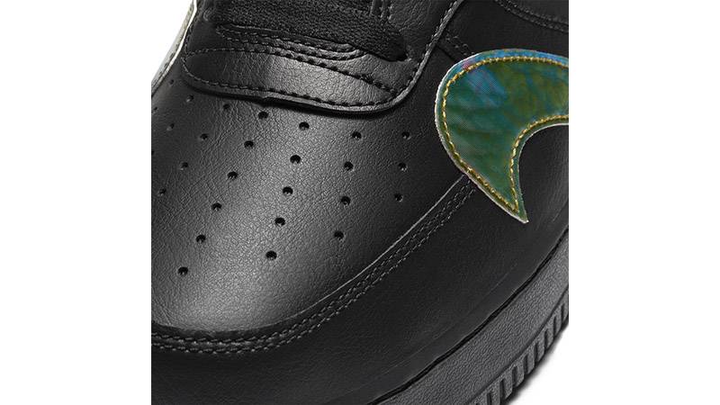 Nike Force 1 Low Black Multi toebox