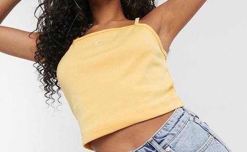 Nike High Neck Crop Top