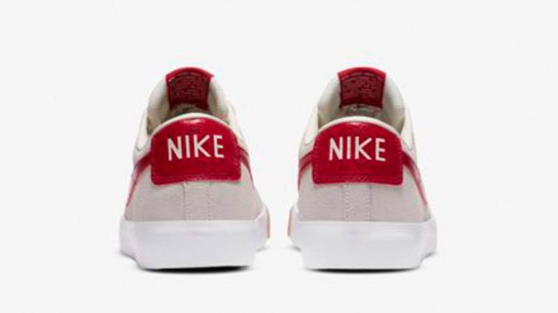 Nike SB Blazer Low GT Sail Red 704939-105 back