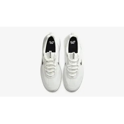 Nike SB Nyjah Free 2.0 White Black BV2078-100 middle