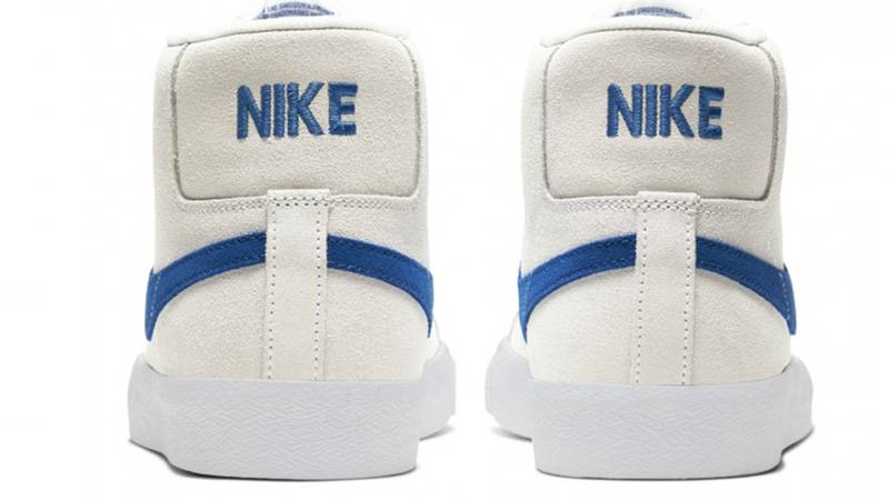 Nike SB Zoom Blazer Mid White Cerulean 864349-104 back