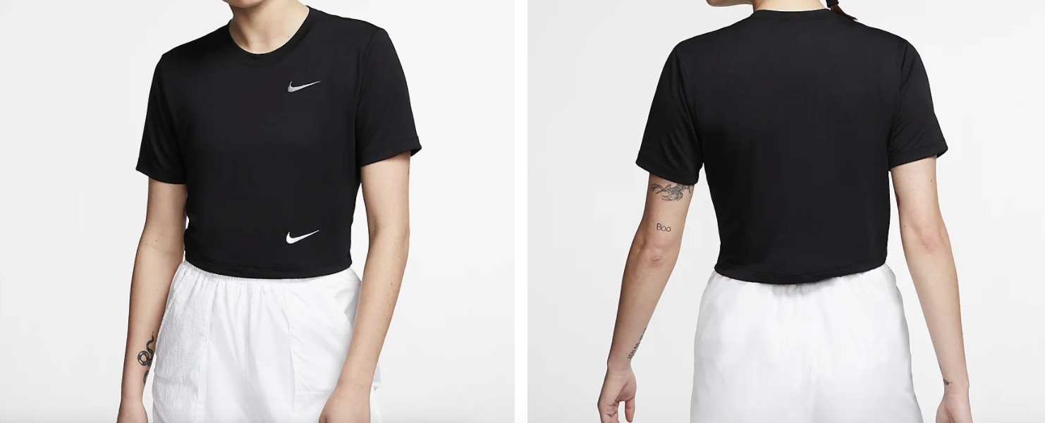 Nike Sportswear Black Crop Top