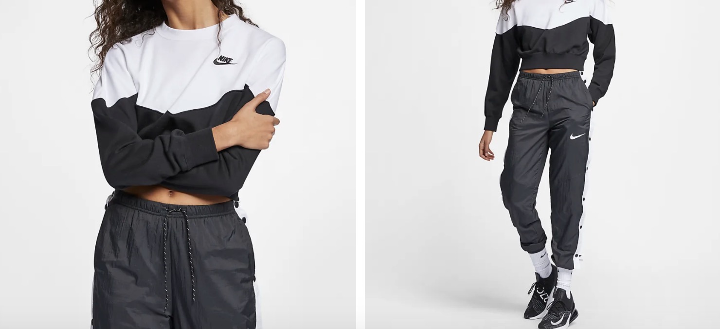 Nike Sportswear Heritage Black White