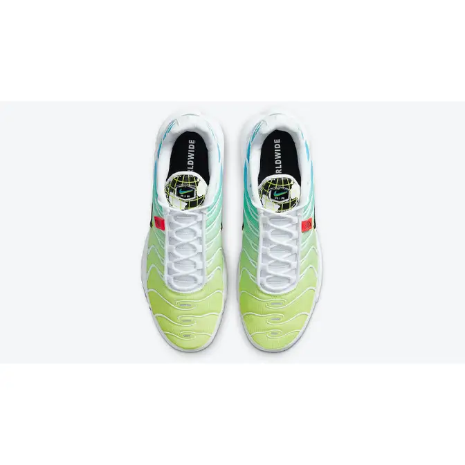 zapatillas de running Nike minimalistas talla 42.5 Worldwide White Blue Fury Volt Middle
