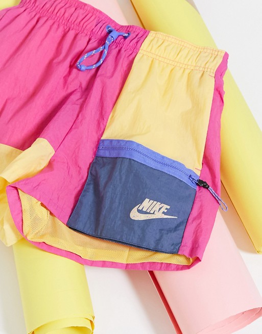 Nike colourblock shorts