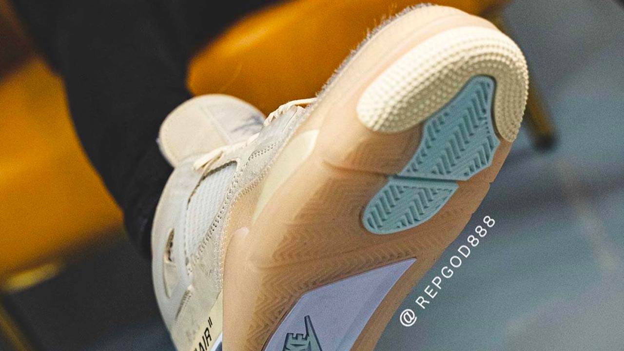 Off-White x Air Jordan 4 "Sail"