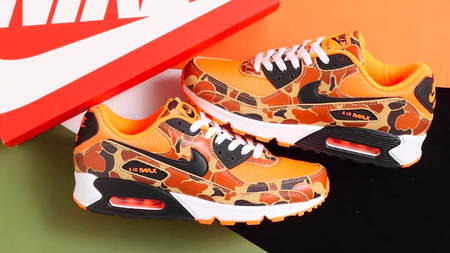 The Nike Air Max 90 "Orange Duck Camo" is Launching Next Week! The Nike Air Max 90 "Orange Duck Camo" is Launching Next Week!