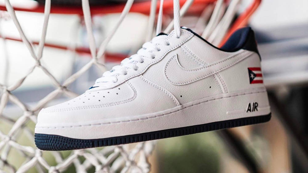 Image via 43einhalb Nike Air Force 1 "Puerto Rico"