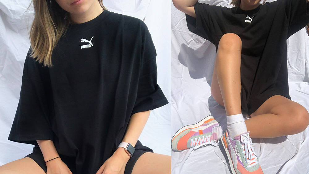 PUMA Rider T-shirt Dress Black PUMA Rider T-shirt Dress Black