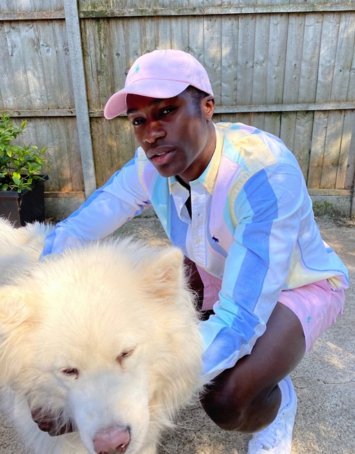 Polo Ralph Lauren x ASOS exclusive collab classic fit stripe shirt in navy multi with logo