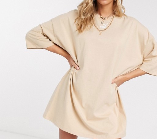 Puma T-Shirt Dress Beige
