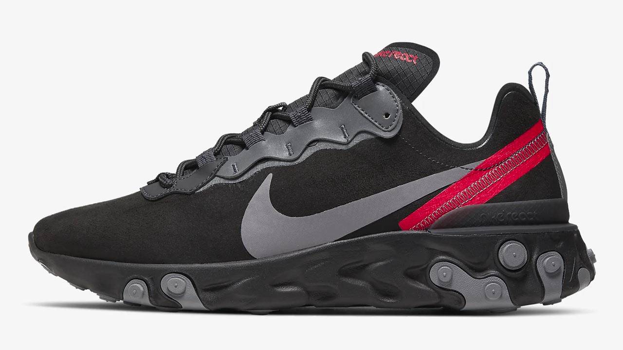 The Nike React Element 55 "Off Noir" is Now Just £68 at Nike UK!