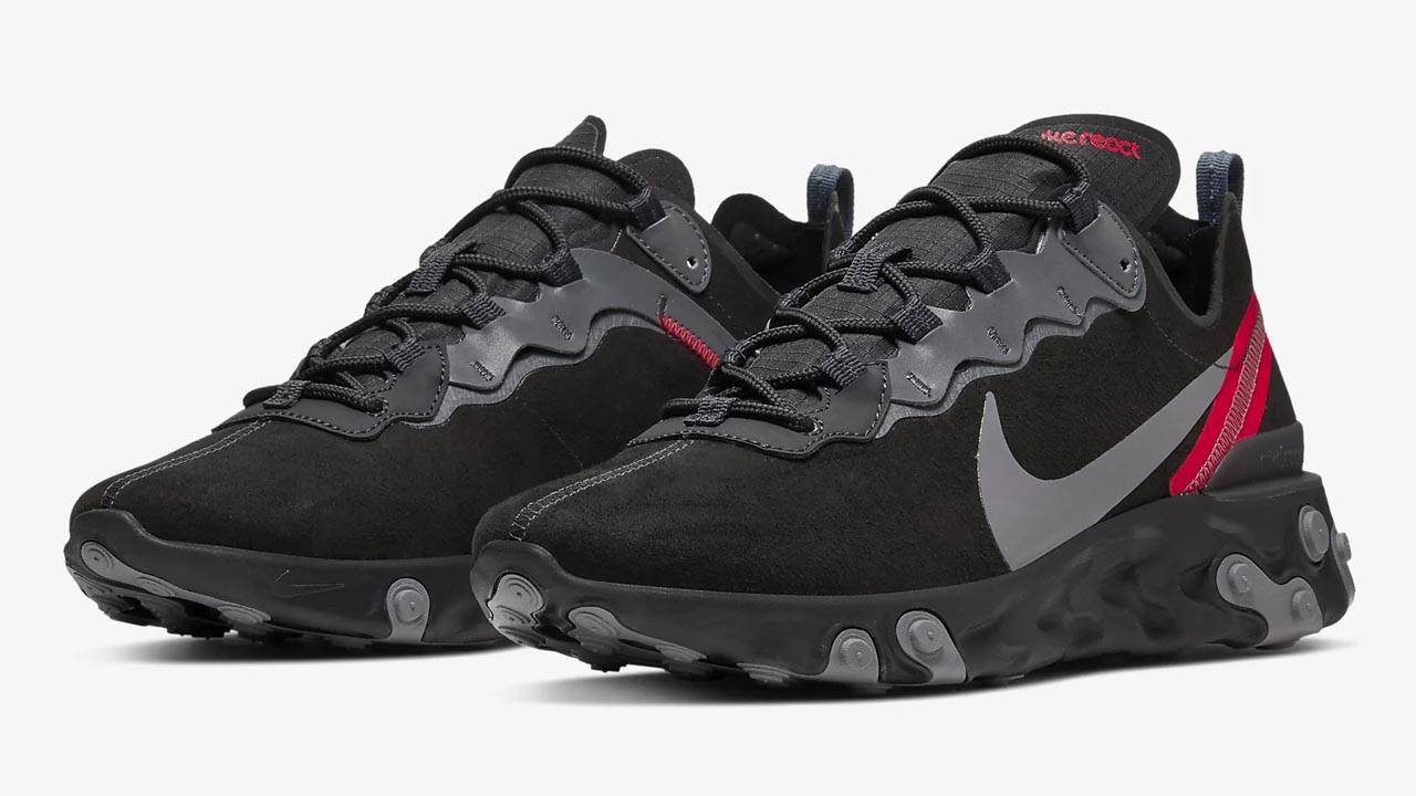The Nike React Element 55 "Off Noir" is Now Just £68 at Nike UK!