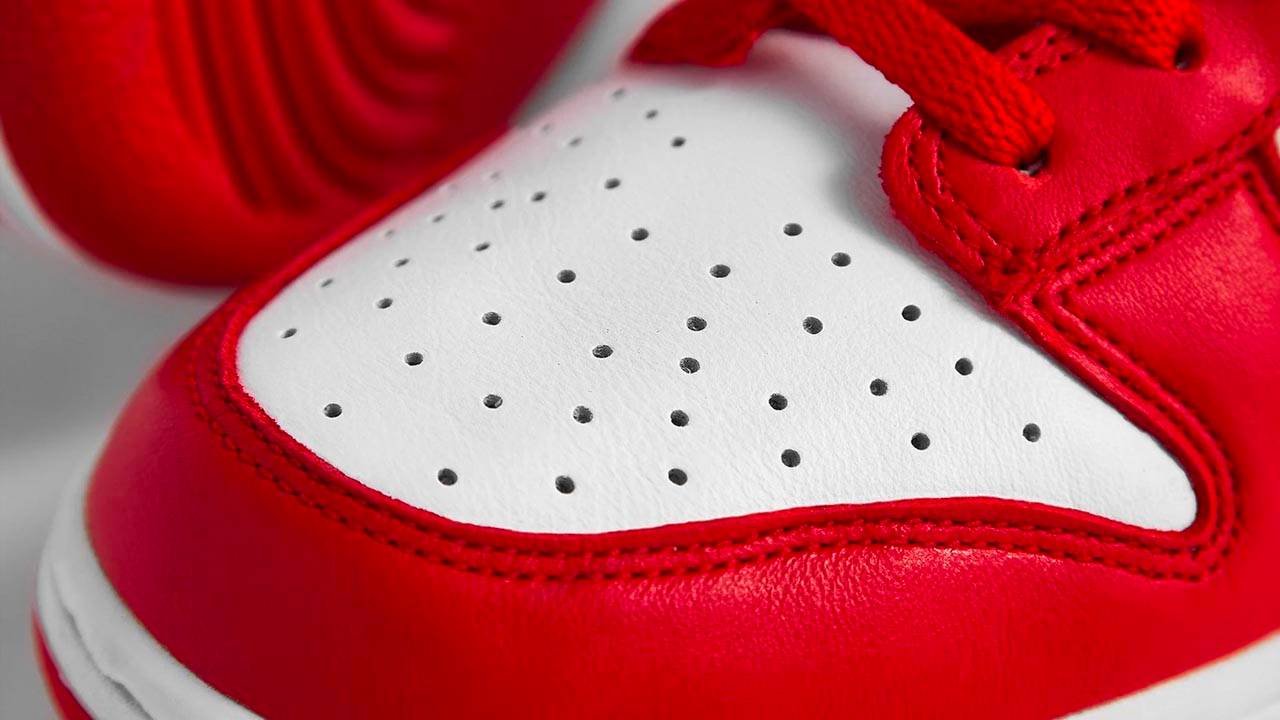 Release Reminder: Don't Miss the Nike Dunk Low SP "University Red"!
