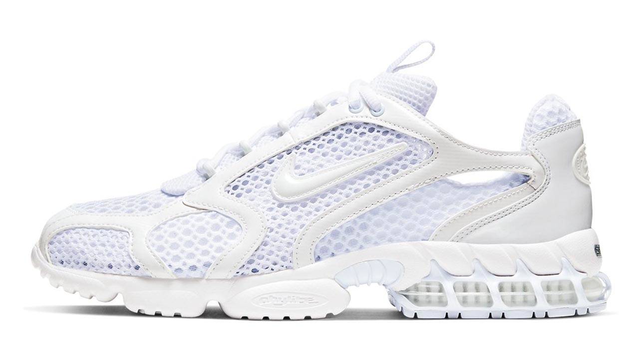 The Nike Air Zoom Spiridon Cage 2 Triple White Just Got a Restock The Sole Supplier