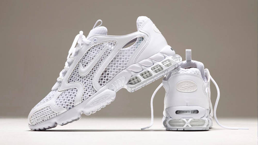 The Nike Air Zoom Spiridon Cage 2 "Triple White" Just Got a Restock! Nike Air Zoom Spiridon Cage 2 "Triple White"